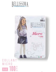 Bellisima panty de niña microfibra 100DEN   MICRO100
