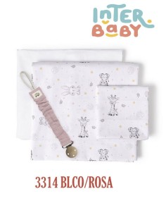 Inter baby triptico cuna popelin modelo koala + broche 3314 2