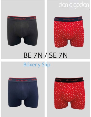 Don algodon pack de 2 boxer niño estampado BE7N