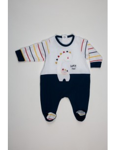 Muslher pelele manga larga estampado dinosaurio 251003