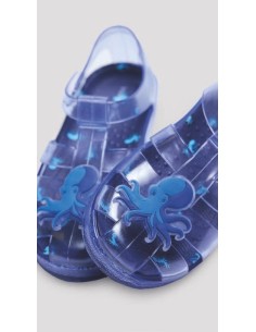 Ysabel mora Sandalia cangrejera para niños con detalle de pulpo  93507 2