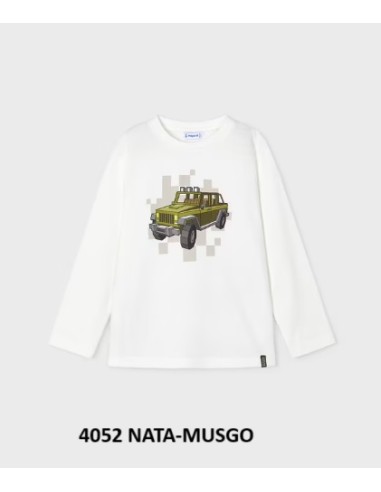 Mayoral camiseta manga larga coche 4052