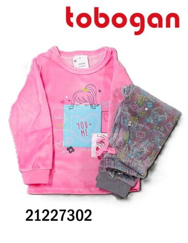 Tobogan pijama niña tundosado 21227302