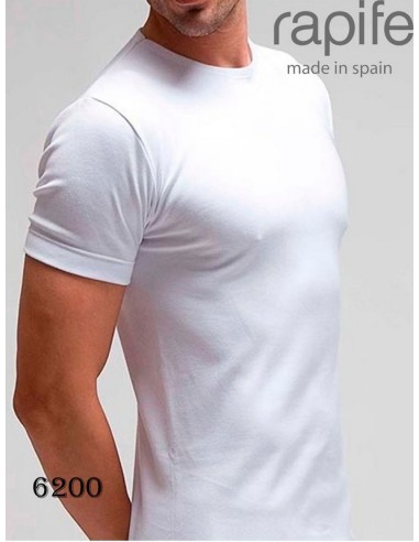 Rapife camiseta de hombre manga corta cuello redondo 6200