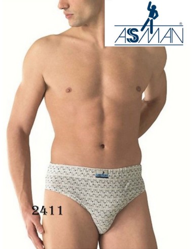 Asman pack de 3 slip de hombre cerrado en fondo color 2411