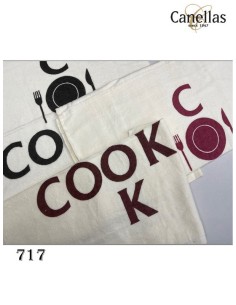 Canellas  paños de cocina 50x50 en pack de 6  717