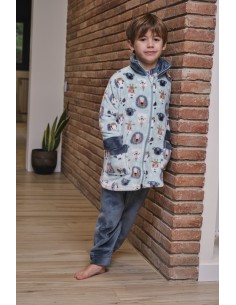 Muslher bata bebé estampado animales selva 258301