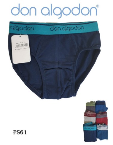 Don algodon pack de 2 slip de niño PS61