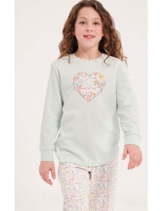 Don Algodon pijama interlock niña DA25W207