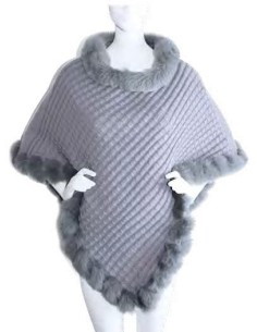 Privata poncho punto jacquard P2491