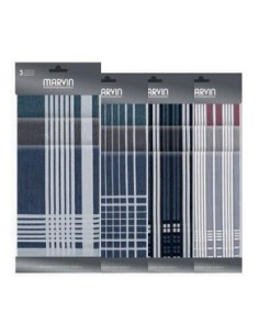 Marvin blister 3 pañuelos hombre color 43x43 11.96P GREGAL