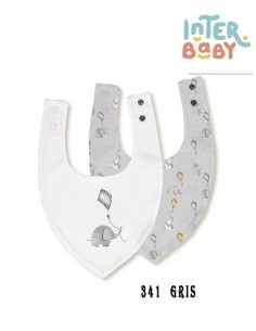 Inter baby pack de 2 bandana bebe 341
