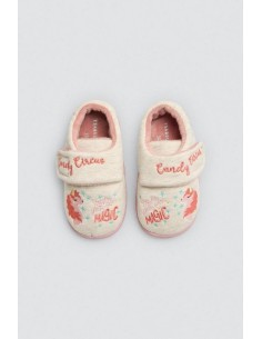 Ysabel mora  zapatillas de casa para bebé cerradas con tira adherente y plantila extraíble suela de caucho, gruesa y duradera 54