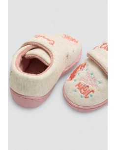 Ysabel mora  zapatillas de casa para bebé cerradas con tira adherente y plantila extraíble suela de caucho, gruesa y duradera 54 2