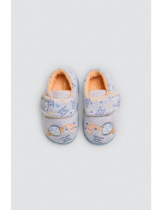 Ysabel mora  zapatillas de casa para bebé cerradas con tira adherente y plantila extraíble suela de caucho, gruesa y duradera 54