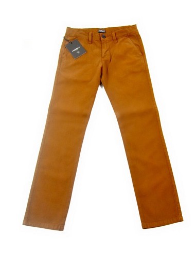 Caramelo Pantalon Chino tela con estructura 010300717