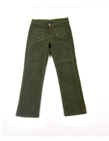 Caramelo Pantalon Bombazine cuadros 020301212