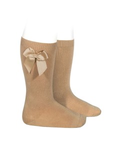 Condor calcetines altos niños algodon con lazo grogen lateral 2482/2 2