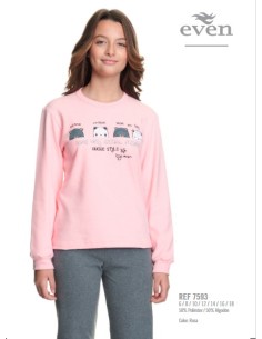 Even pijama interlock niña 7593