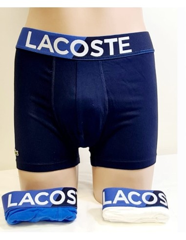 Lacoste pack 3 boxer cro. goma vista H1183