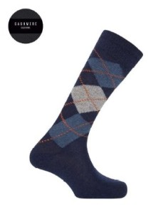 Punto blanco calcetin de hombre cachemir-lana 74876-10 2