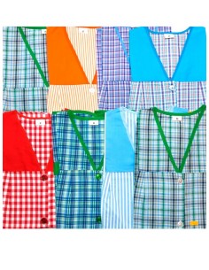 Enca bata corta botones mujer  manga sisa. 1069 2