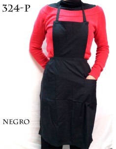 Gaspar delantal peto ribeteado bolsillo tapeta 324-P