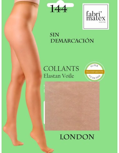 Fabrimatex panty licra verano sin demarcacion 12 deniers puntera invisble  144