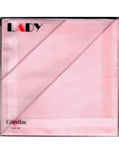 Lady caja 3 pañuelo mujer 100% algodon fondo color 30x30cm. 150