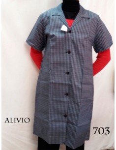 Gaspar bata botones mujer con cuello y manga corta 703 2