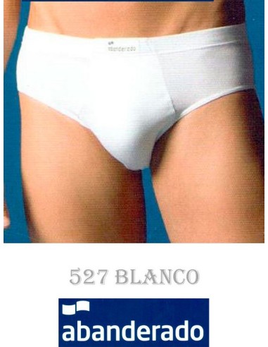 Abanderado slip hombre 100% algodon abierto con bragueta 527