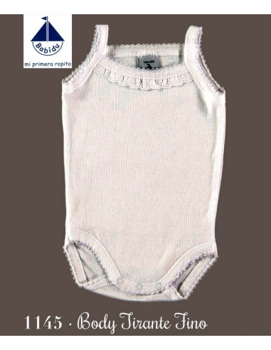 Babidu body bebe verano tirante fino liso 1145