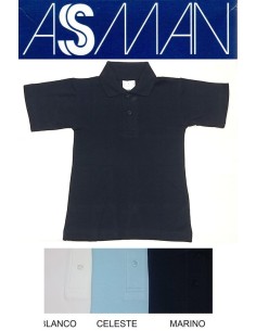 Asman polo niño pique manga corta  1401