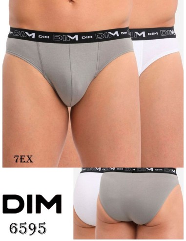 Dim pack 2 slip cro. goma vista algodon elastico 6595