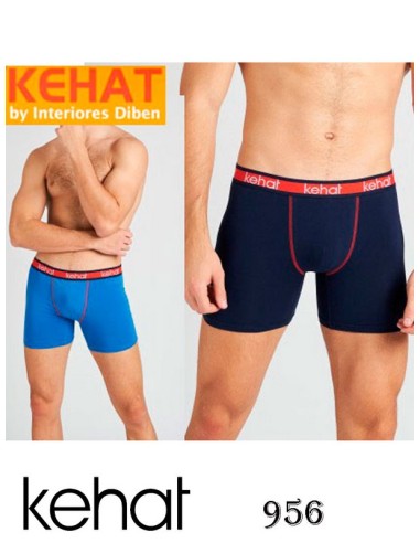 Kehat pack 2 boxer mas largo de hombre algodon licra goma vista 956