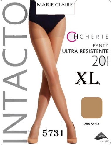 Cherie Panty con demarcacion y pieza de refuerzo "InTacto" 20 den. 5731