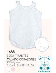 Calamaro body tirantes diente calado corazón 01688 2