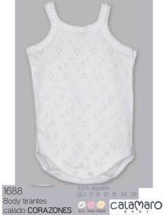 Calamaro body tirantes diente calado corazón 01688