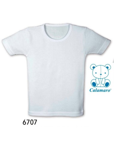 Calamaro camiseta niño manga corta algodon 6707