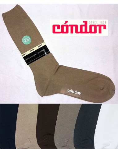 Condor. calcetin verano hombre modal liso puño descanso 6089/6