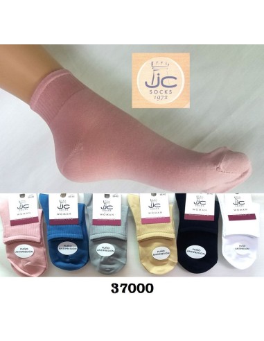 JC Calcetin señora verano  algodon liso 37000