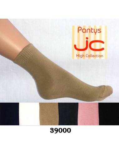 Jc calcetin mujer invierno algodon puño antipresion 39000