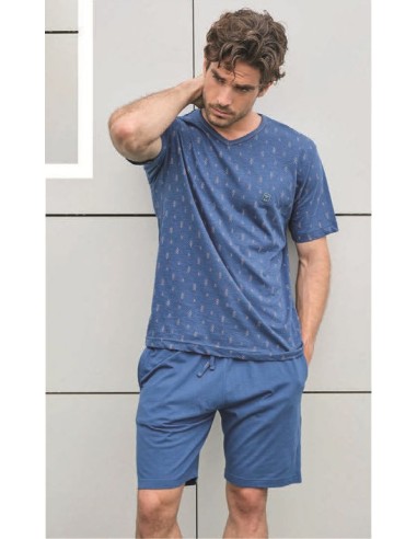 Massana pijama hombre 100% algodon   P241305 