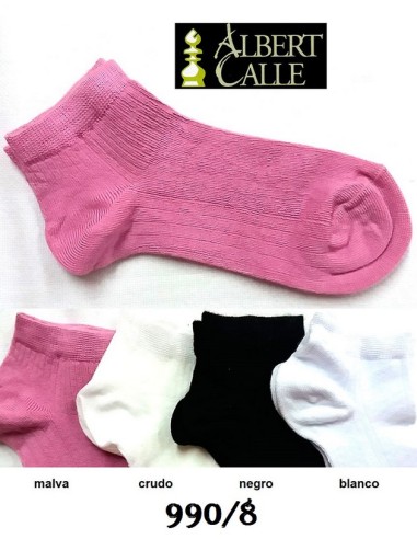 Albert calle. calcetin mujer verano modal antipress semi-calado 990/8