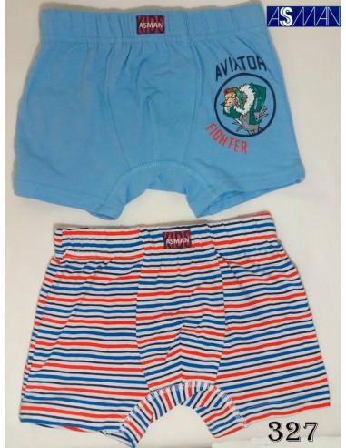 Asman pack boxer niño fantasias surtidas 327