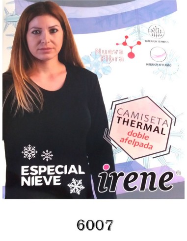 Irene camiseta sra. doble afelpado termico especial nieve 6007