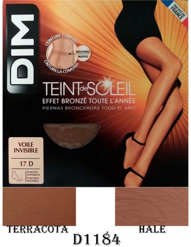 Dim panty verano sin demarcacion puntera invisible 17 den. AD01184