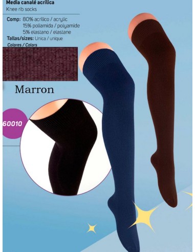 Jc media invierno mujer orlon canale sobre rodilla 60010