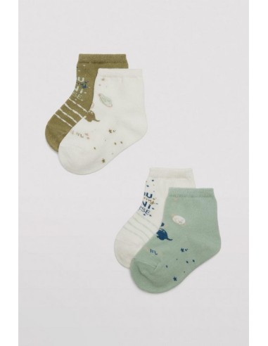 Isabel mora pack de 2 calcetines tobillero bebé  52836