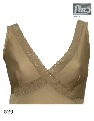 Lin combinacion larga puntilla  cubierta 529